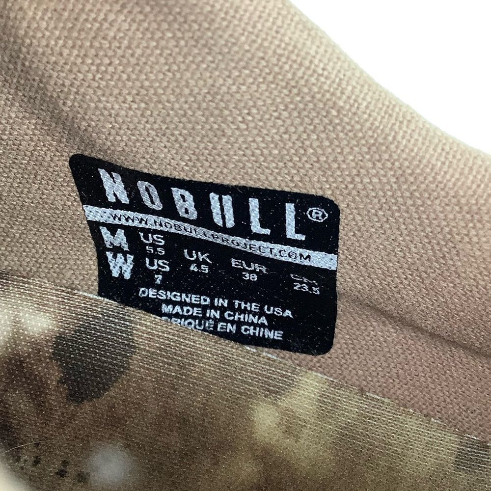 NoBull Tie-Dye Canvas Low Top Trainer Runner Multicolor Women Sneaker Shoes Sz 7 - Picture 9 of 10